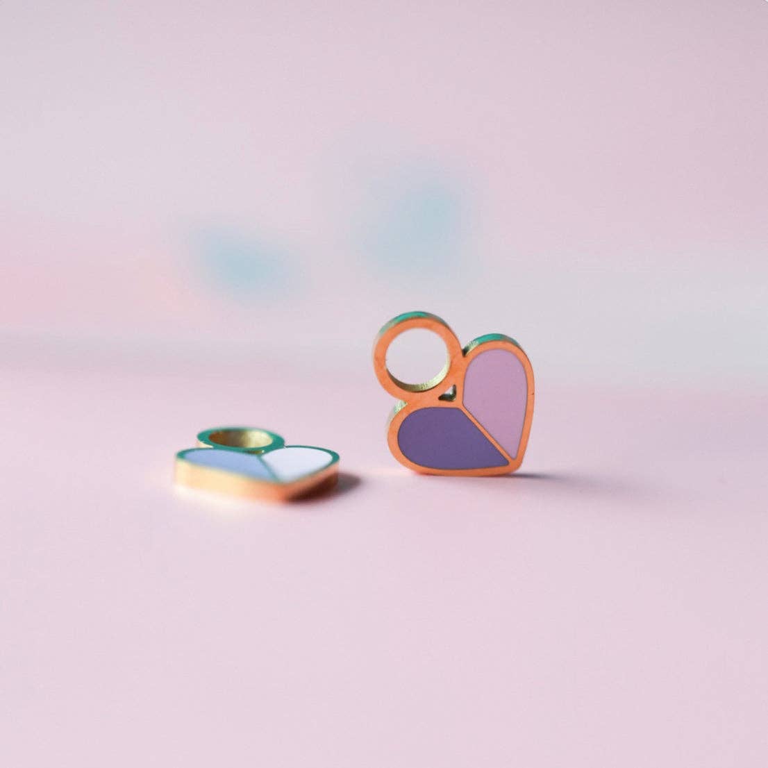 Heart Duo Charms - Après NJ