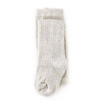 Heathered Ivory Cable Knit Tights - Après NJ