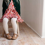 Heathered Ivory Cable Knit Tights - Après NJ