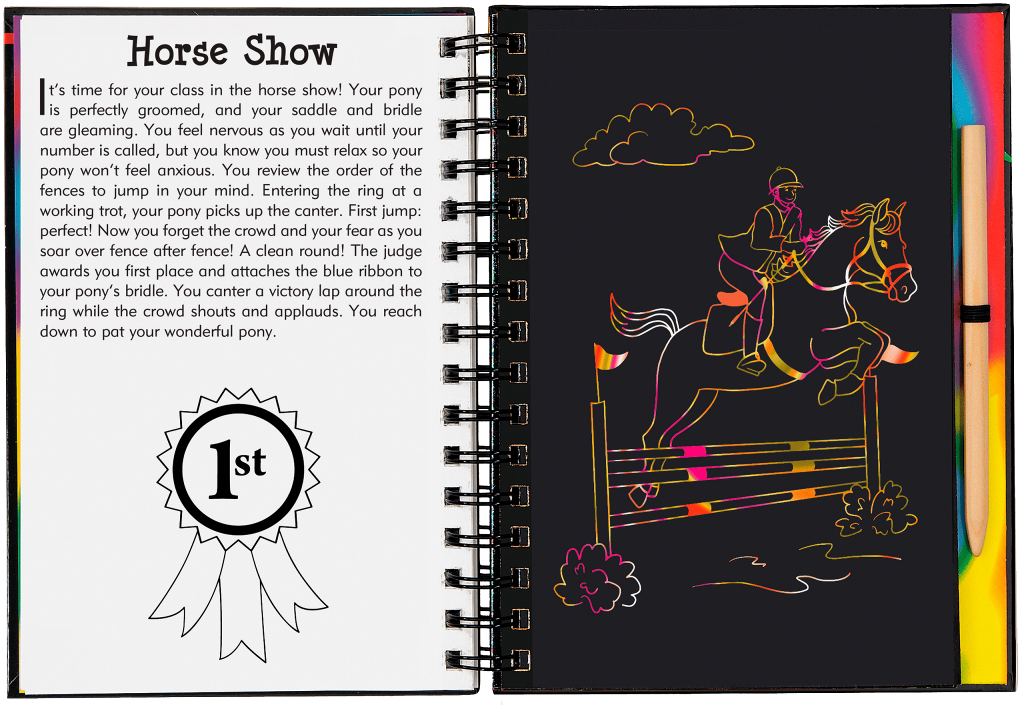 Horse Scratch & Sketch - Après NJ