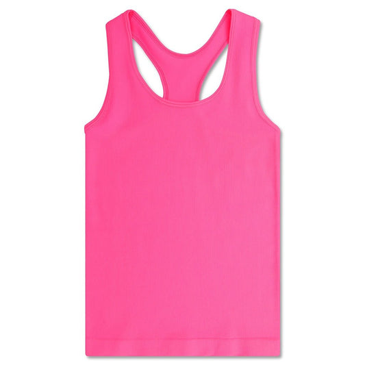 Hot Pink Ribbed Racerback - Après NJ