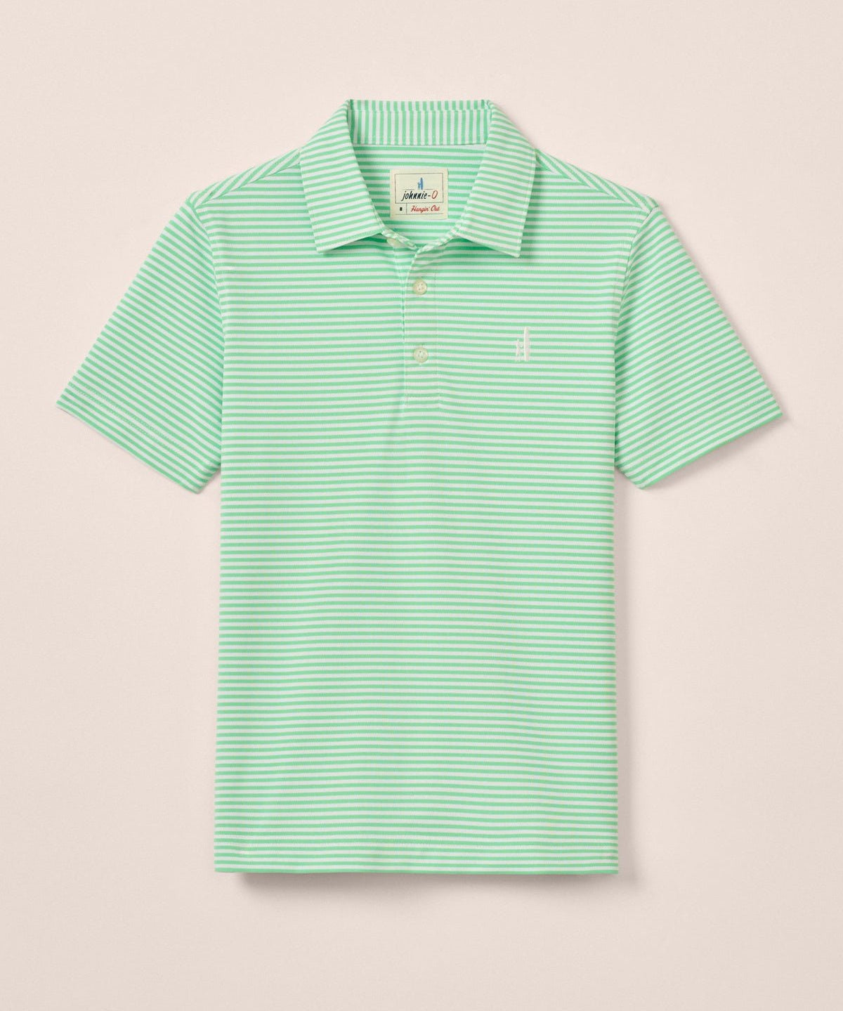 Hunter Performance Polo Green Stripe - Après NJ