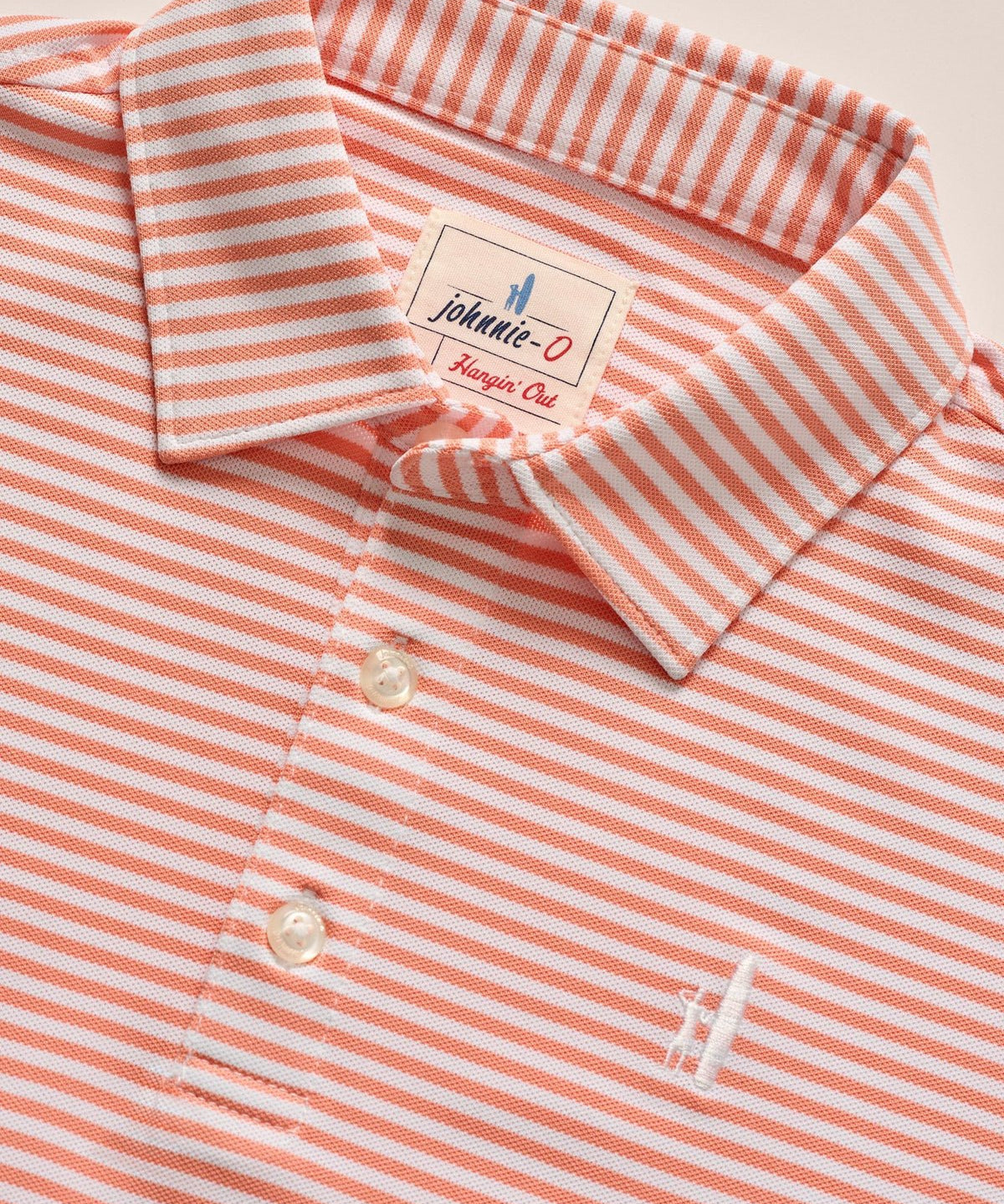 Hunter Performance Polo Orange Stripe - Après NJ