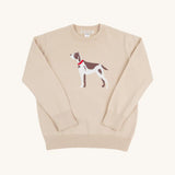 Isaacs Intarsia Sweater- Osprey Oatmeal/Dog