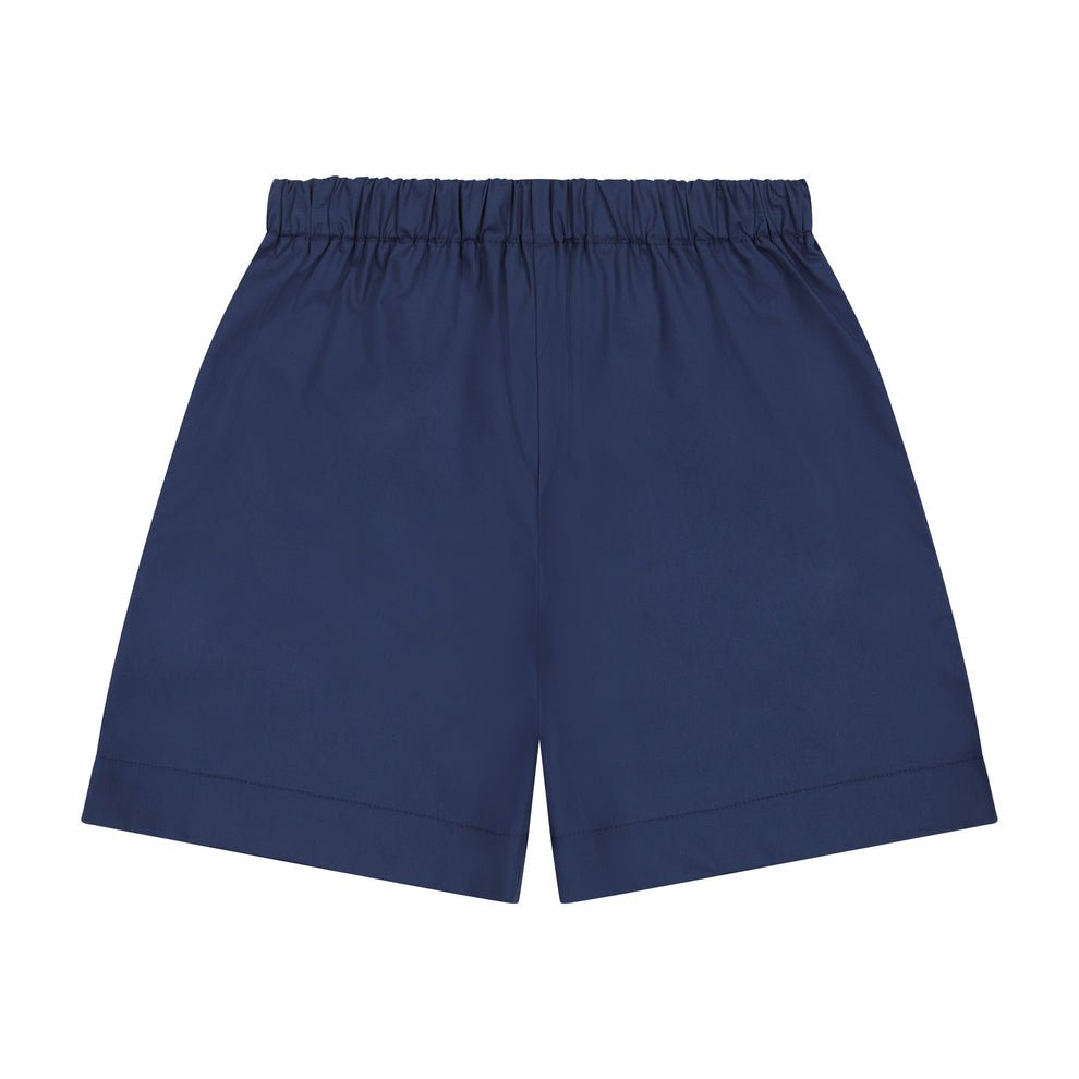 JD Pull - On Shorts Navy Cotton Poplin - Après NJ
