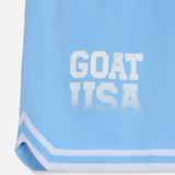 GOAT USA Carolina Blue Mesh Shorts