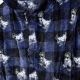 GOAT USA Kids' Buffalo Check Bathrobe
