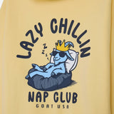 GOAT USA Kids' Lazy Chillin Nap Club Hooded Sweatshirt