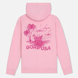GOAT USA Palm Tree Hoodie- Pink