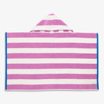 Kids Purple Stripe Hoodie Towel - Après NJ