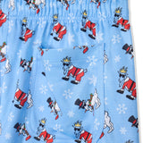 GOAT USA Kids' Santa & Snowman AOP Mesh Shorts