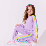 Lavender Rainbow Sequin Set