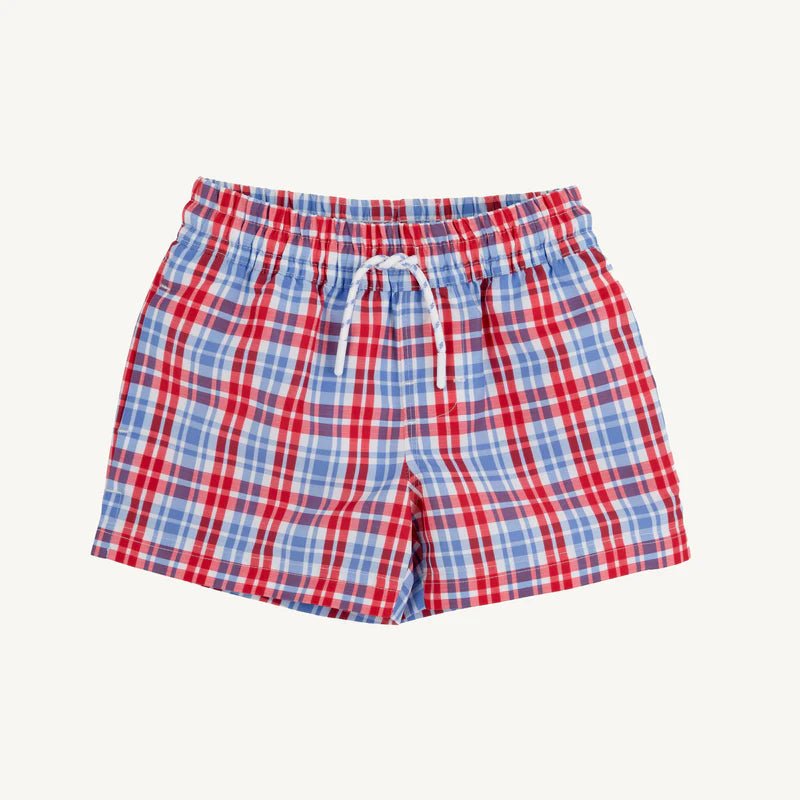 Lawn Party Plaid Tortola Swim Trunks - Après NJ