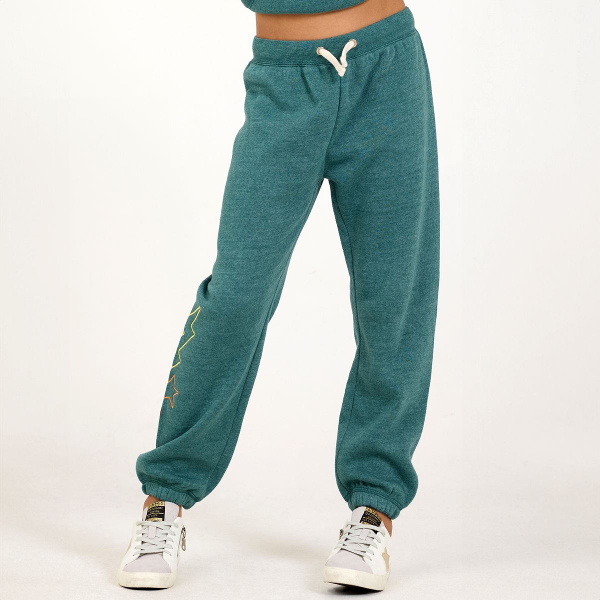 Lightning Heart Star Embroidered Joggers - Après NJ