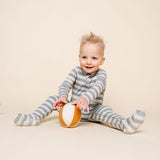 Lincoln Ribbed Zipper Footie