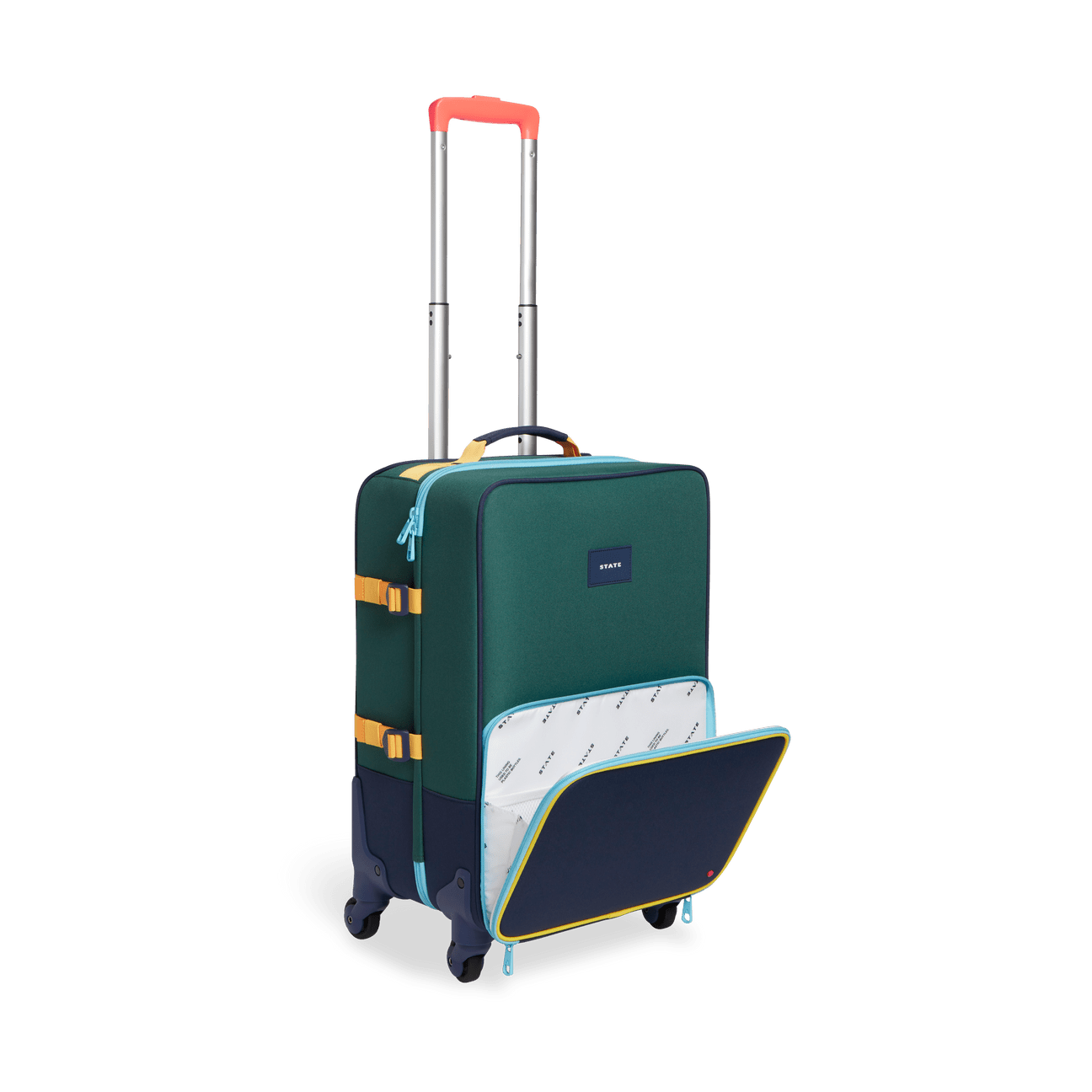 Logan Carry - On Blue Green Color Block - Après NJ