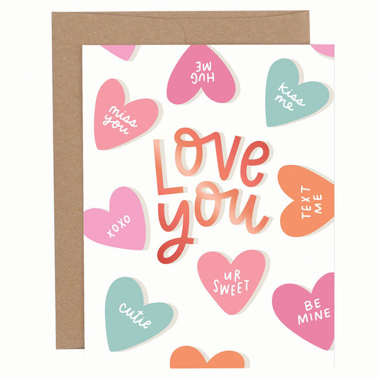 Love You Valentine's Greeting Card - Après NJ