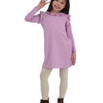 Luna Dress in Lavender Stripe - Après NJ