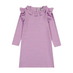 Luna Dress in Lavender Stripe - Après NJ