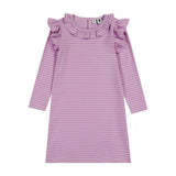Luna Dress in Lavender Stripe - Après NJ