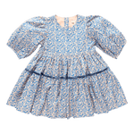 Maribelle Dress Blue Climbing Floral - Après NJ