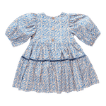 Maribelle Dress Blue Climbing Floral - Après NJ