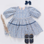 Maribelle Dress Blue Climbing Floral - Après NJ