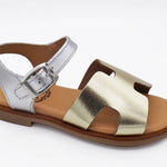Metallic Girls Leather Sandal - Après NJ