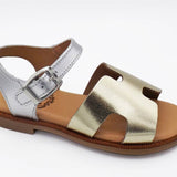 Metallic Girls Leather Sandal - Après NJ