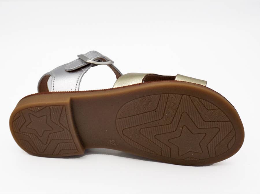 Metallic Girls Leather Sandal - Après NJ