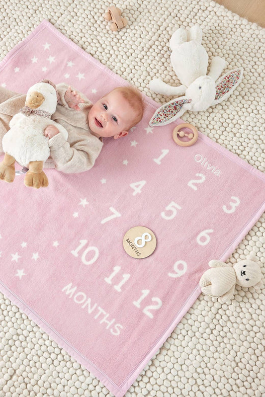 Milestone Mini Blush Blanket - Après NJ