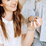 Mommy & Me Roll - On® Bracelets Aquamarine - Set of 2 - Après NJ