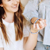 Mommy & Me Roll - On® Bracelets Aquamarine - Set of 2 - Après NJ