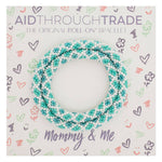 Mommy & Me Roll - On® Bracelets Aquamarine - Set of 2 - Après NJ