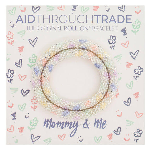 Mommy & Me Roll - On® Bracelets Watercolor - Set of 2 - Après NJ