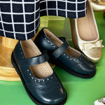 Navy Blue Espectator Mary Janes - Après NJ