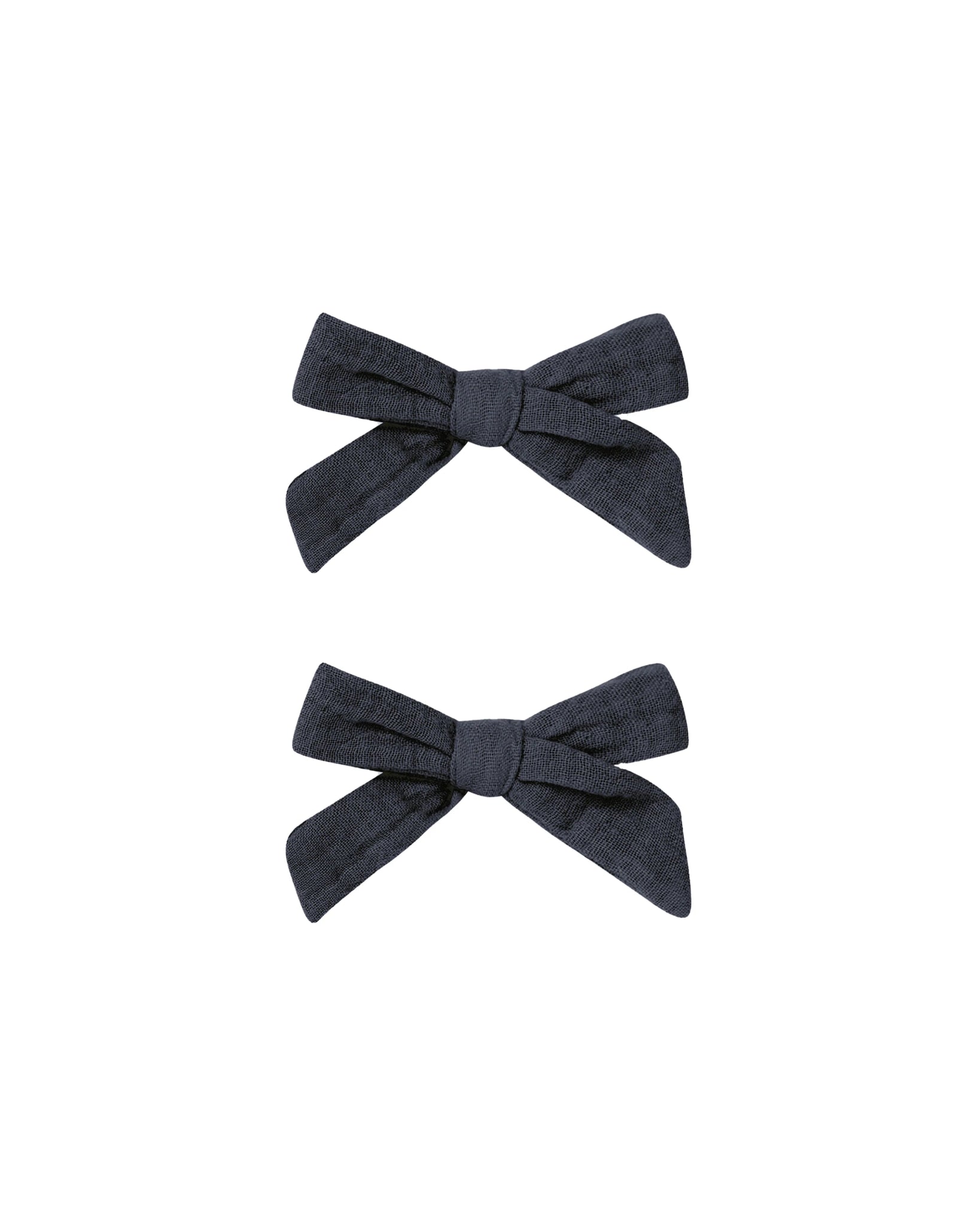 Navy Bows (Set of 2) - Après NJ