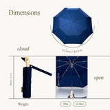 Navy Compact Eco - Friendly Original Duckhead Umbrella - Après NJ