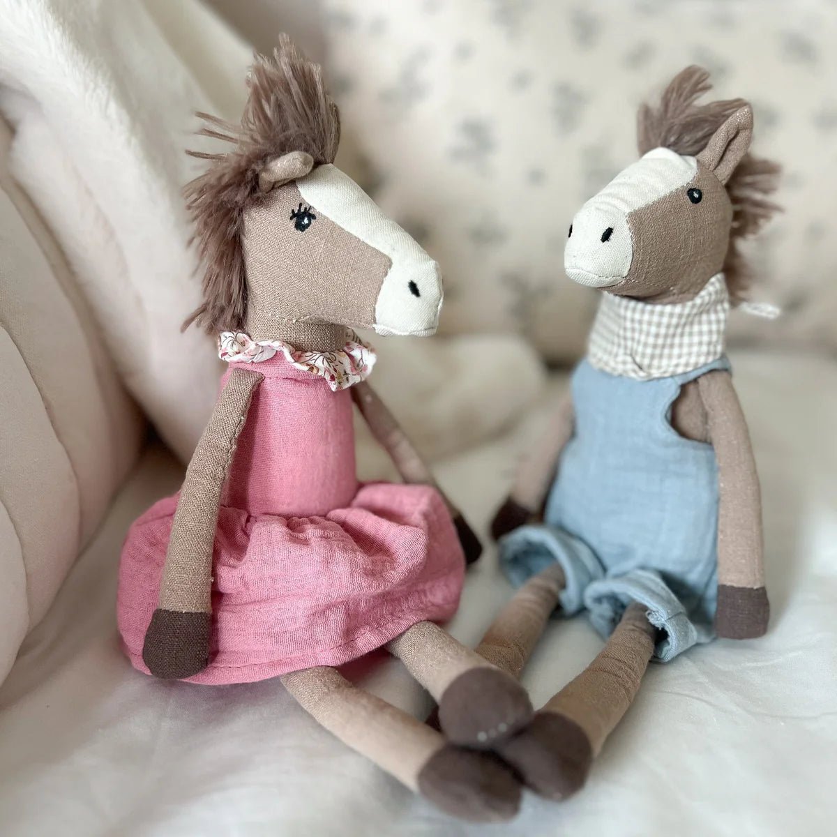 Nellie and Ned Horse Soft Doll - Après NJ