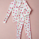 Neon Pink Smiley Maia Lounge Set - Après NJ