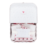 Opened Nesting box with items folded inside