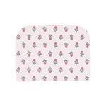 Baby blanket with pink flower print