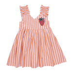 Orange Pink Stripe Via Dress - Après NJ