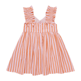 Orange Pink Stripe Via Dress - Après NJ
