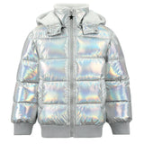 Hologram Rainbow Puffer Jacket