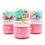Pastel Hearts Dough Jar