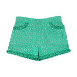 Phoebe Pocket Shorts Green Eyelet - Après NJ