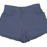 Phoebe Pocket Shorts in Navy Eyelet - Après NJ