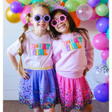 Pink Birthday Girl Patch Short Sleeve T-Shirt - Après NJ
