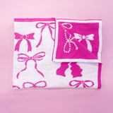 Pink Bow Blanket - Après NJ